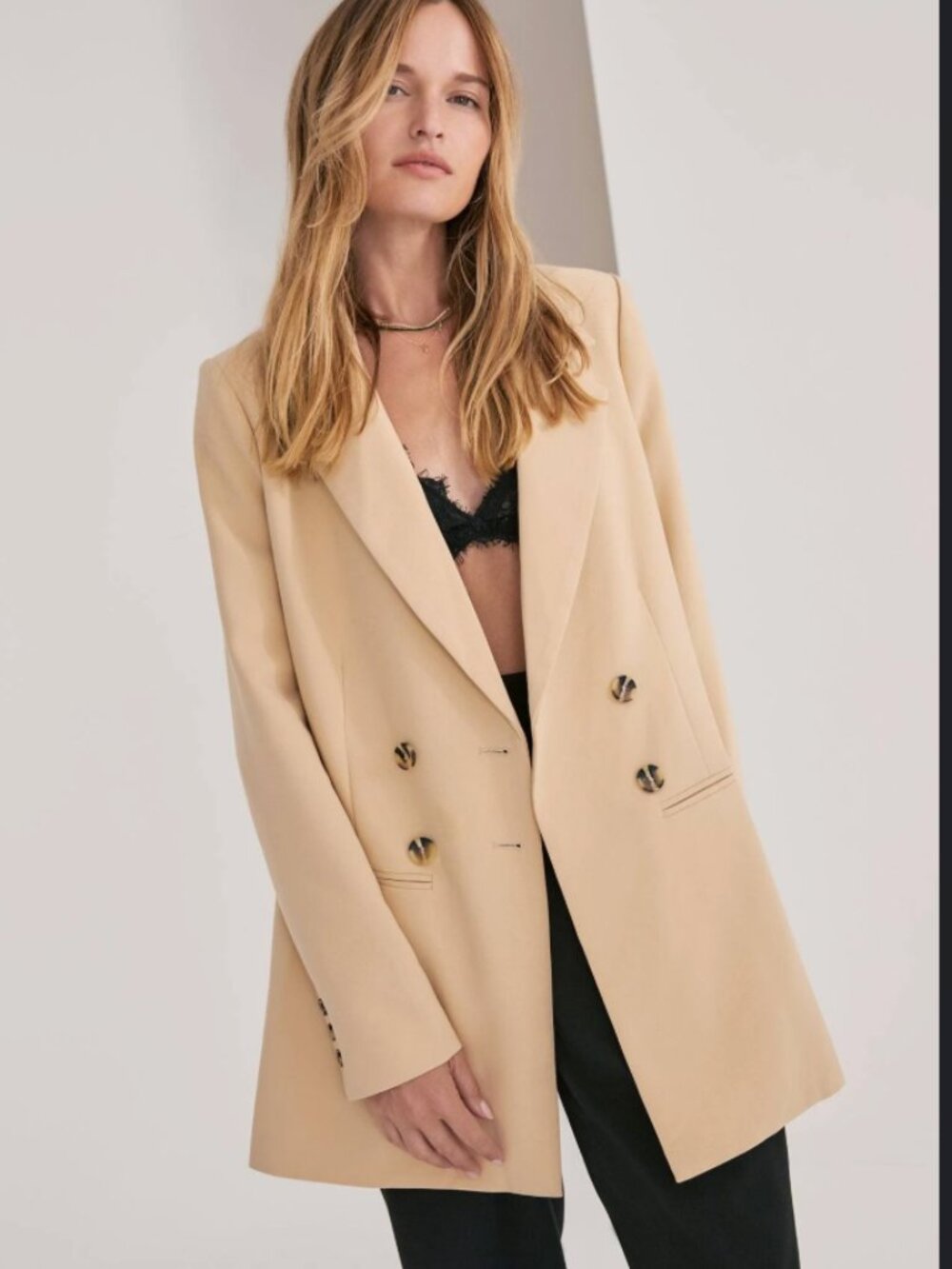Favorite Daughter Margaret Sand Blazer NWT Sz M